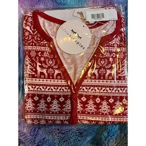 V73. Little sleepies reindeer mom‎ top 3XL NIB